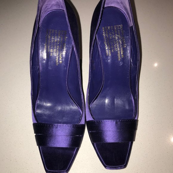 Purple Pedro Garcia open toe pumps size 41 - Picture 2 of 7